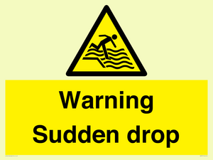 Warning Sudden drop